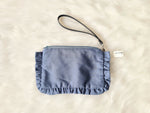 Side ruffles pouch- small