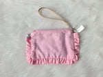 Side ruffles pouch- small