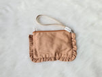 Side ruffles pouch- small