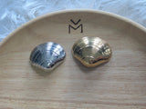 Minimalist Brooch - Silver/Gold