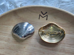 Minimalist Brooch - Silver/Gold