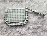 Coin/card pouch with frills