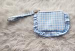 Coin/card pouch with frills