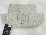 Cotton Eyelet Tissue Holder with 3 pockets