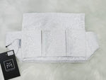 Cotton Eyelet Tissue Holder with 3 pockets