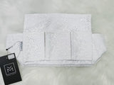 Cotton Eyelet Tissue Holder with 3 pockets