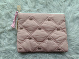 Embroidery Bow A5 Zipper pouch