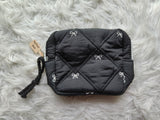 Embroidery Bow Pad Pouch