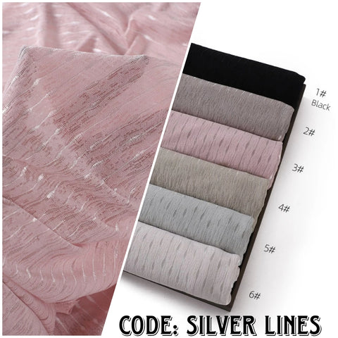 Shawl - Silver Lines