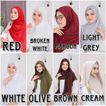 Instant shawl with flap - Jersey