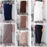 Straight Cut Skirt