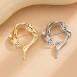 Minimalist Brooch - Silver/Gold