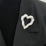 Minimalist Brooch - Silver/Gold