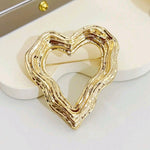 Minimalist Brooch - Silver/Gold