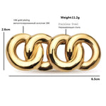 Minimalist Brooch - Silver/Gold II