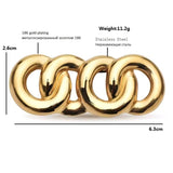 Minimalist Brooch - Silver/Gold II