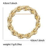 Minimalist Brooch - Silver/Gold II