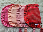 Coin/card pouch with frills