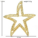 Minimalist Brooch - Silver/Gold II