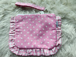 Pouch with frills